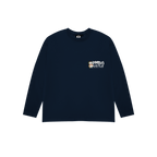 HUSTLE NAVY BLUE LONGSLEEVE