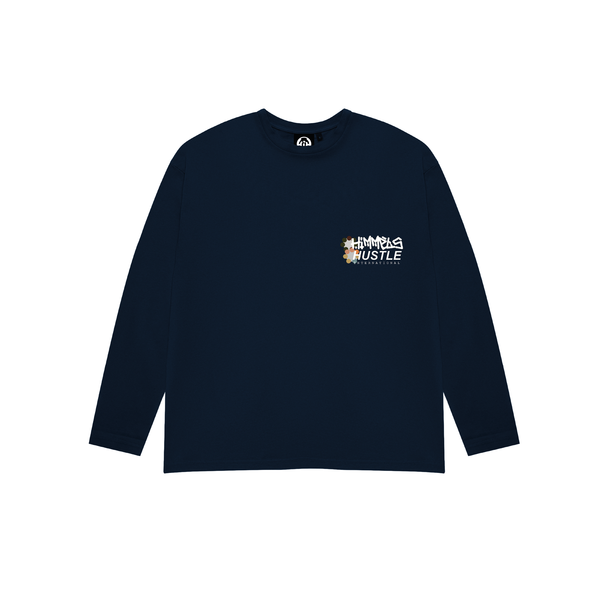 HUSTLE NAVY BLUE LONGSLEEVE