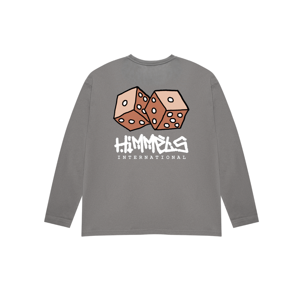 HUSTLE CHARCOAL LONGSLEEVE