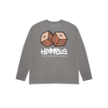 HUSTLE CHARCOAL LONGSLEEVE