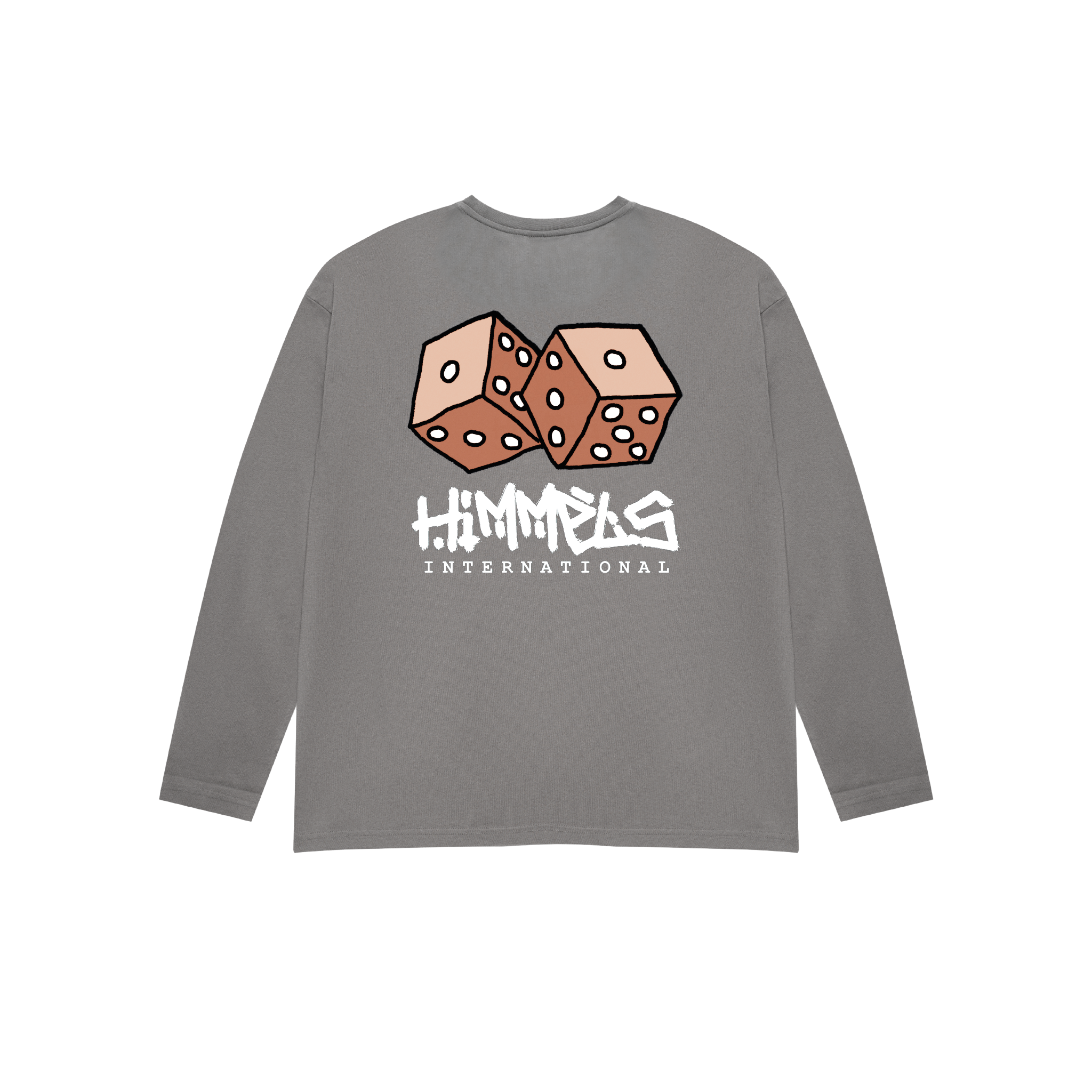 HUSTLE CHARCOAL LONGSLEEVE