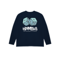 HUSTLE NAVY BLUE LONGSLEEVE
