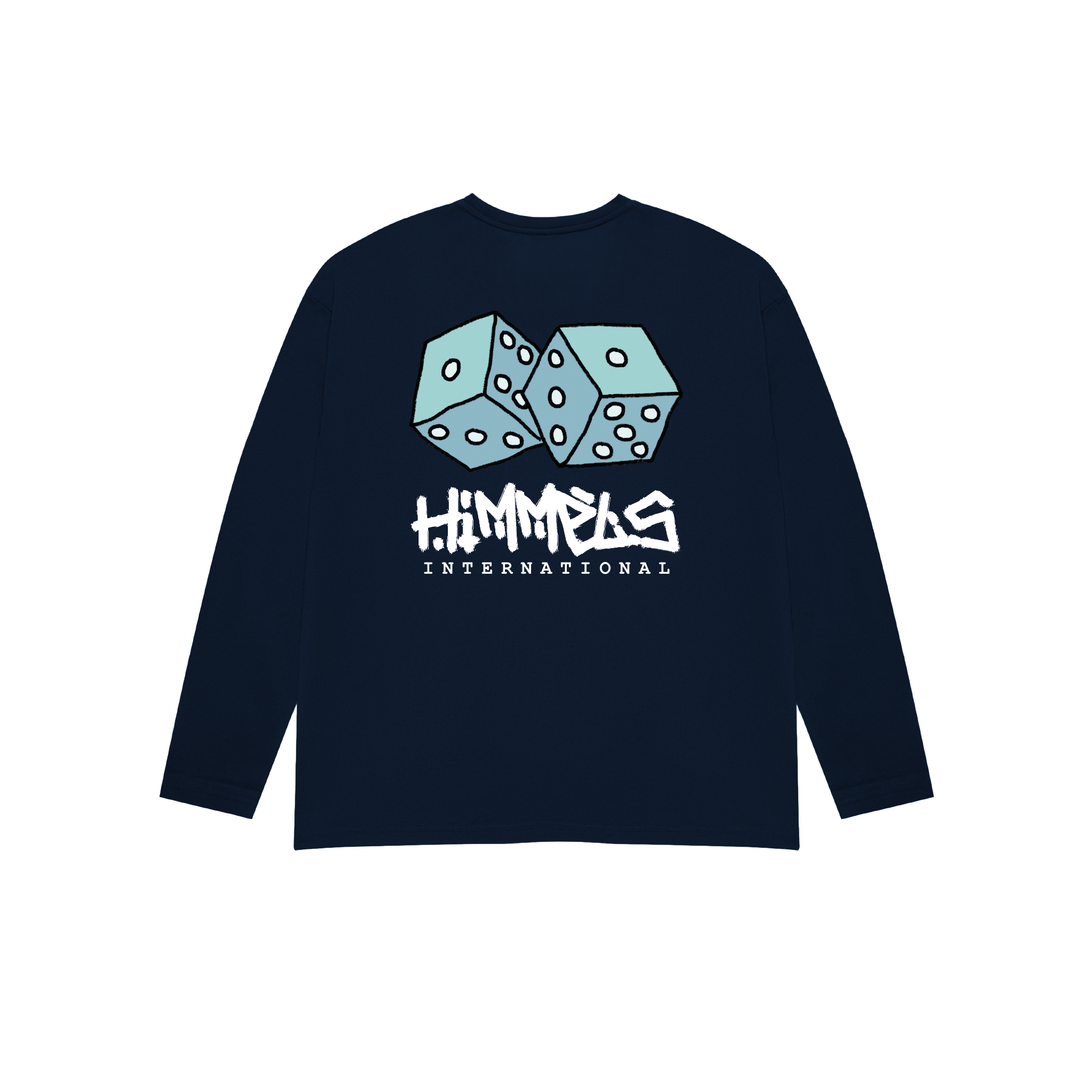 HUSTLE NAVY BLUE LONGSLEEVE