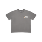 HUSTLE CHARCOAL TEE