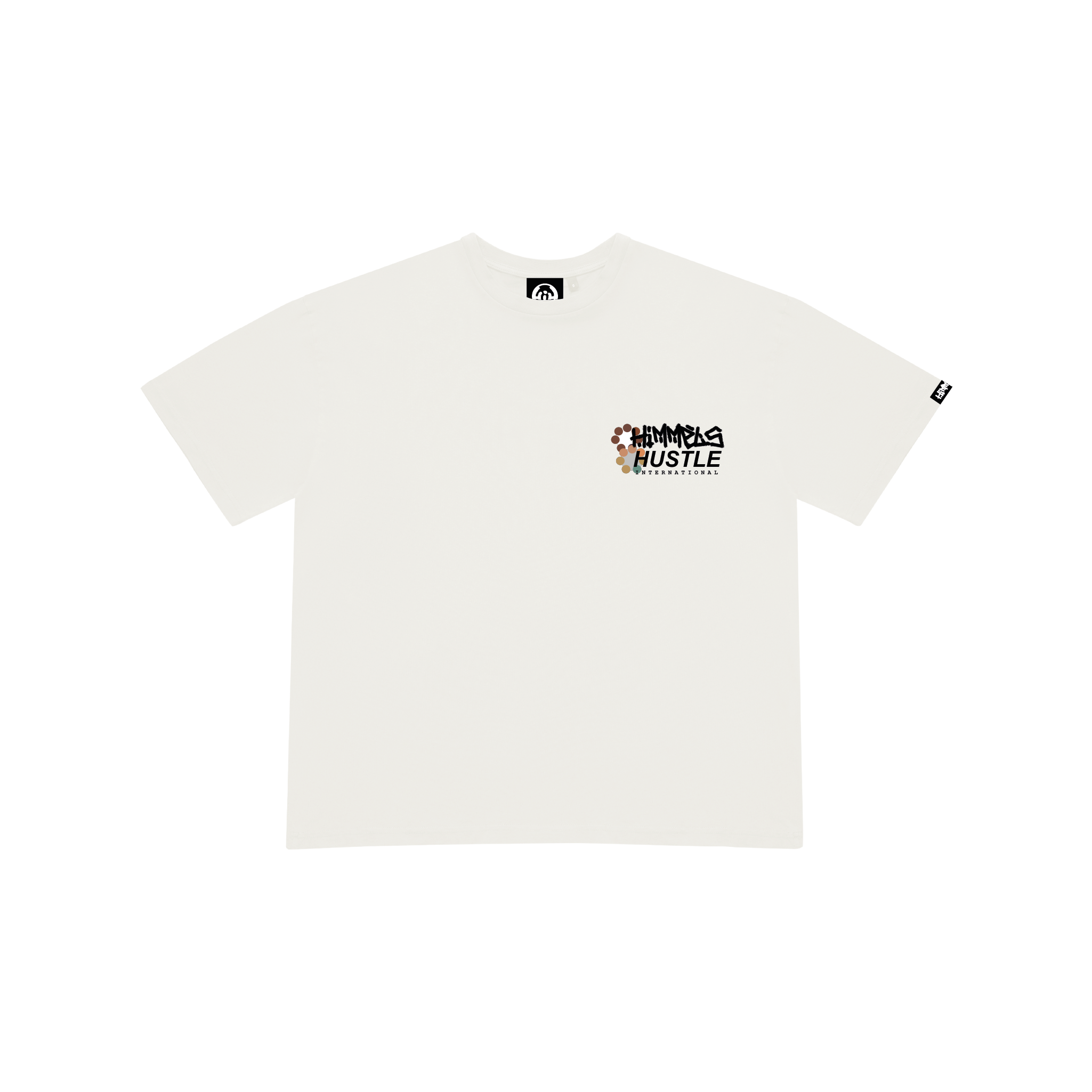 HUSTLE WHITE TEE