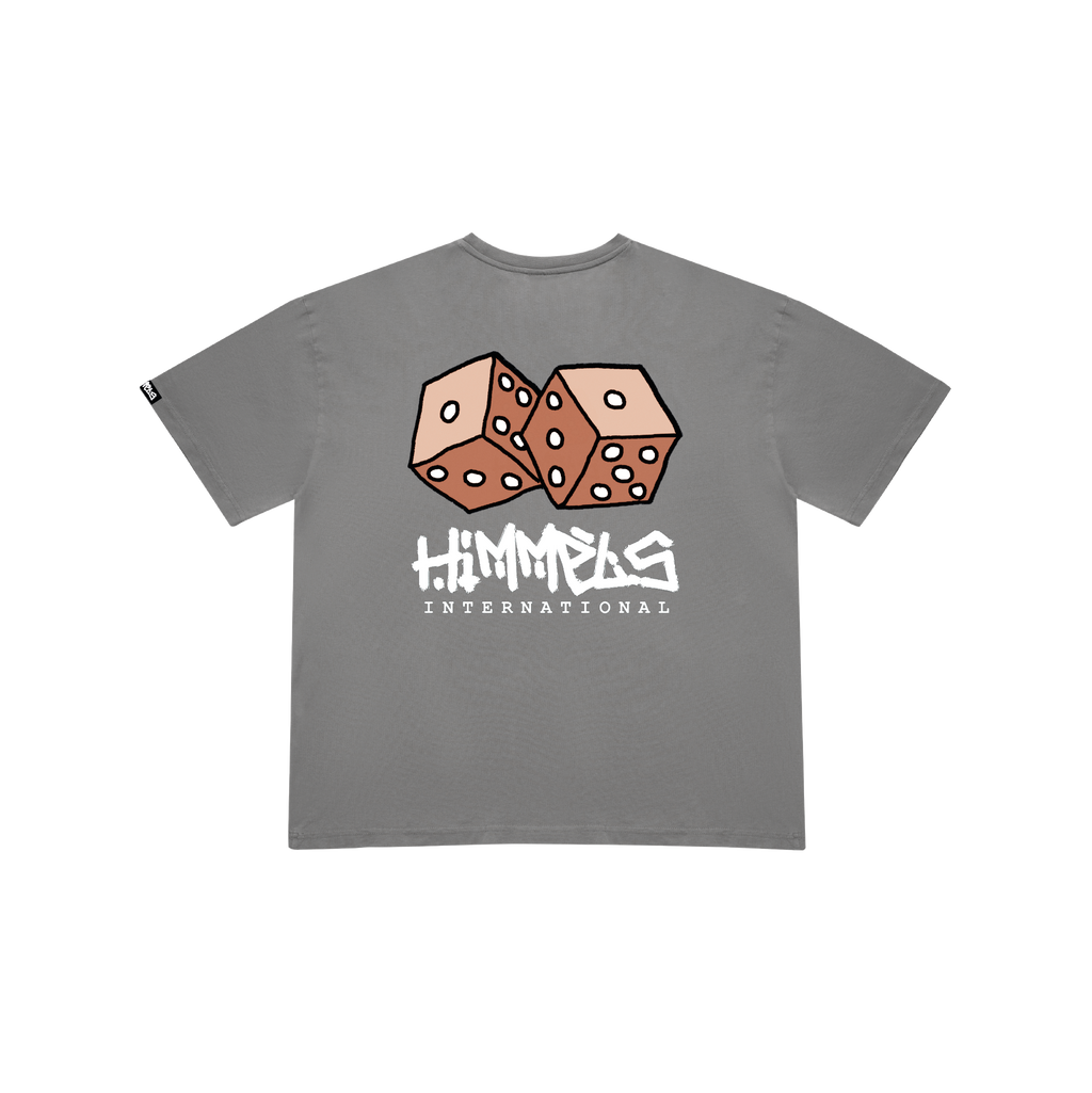 HUSTLE CHARCOAL TEE