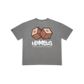 HUSTLE CHARCOAL TEE