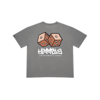 HUSTLE CHARCOAL TEE
