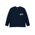 HUSTLE NAVY BLUE LONGSLEEVE