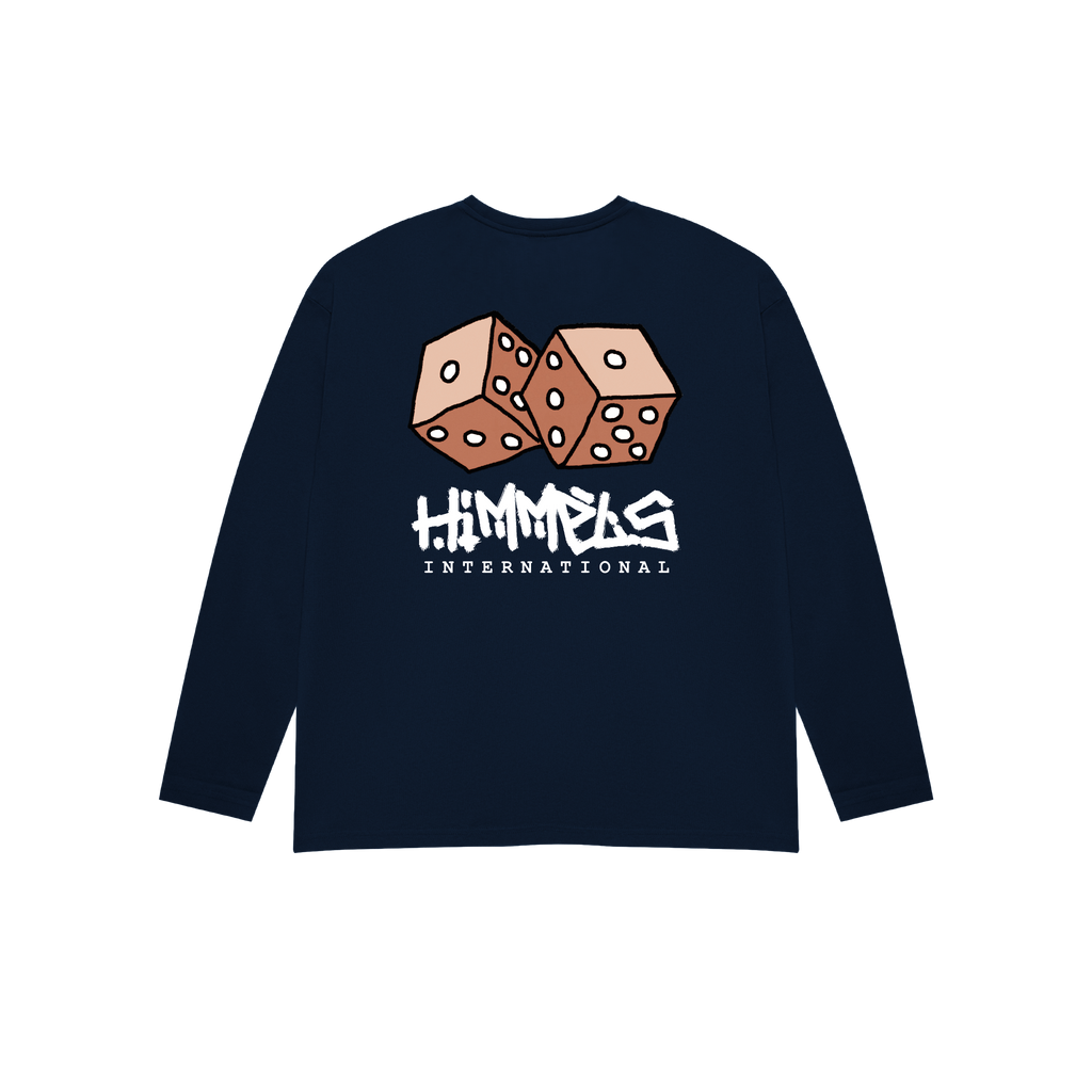 HUSTLE NAVY BLUE LONGSLEEVE