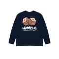 HUSTLE NAVY BLUE LONGSLEEVE