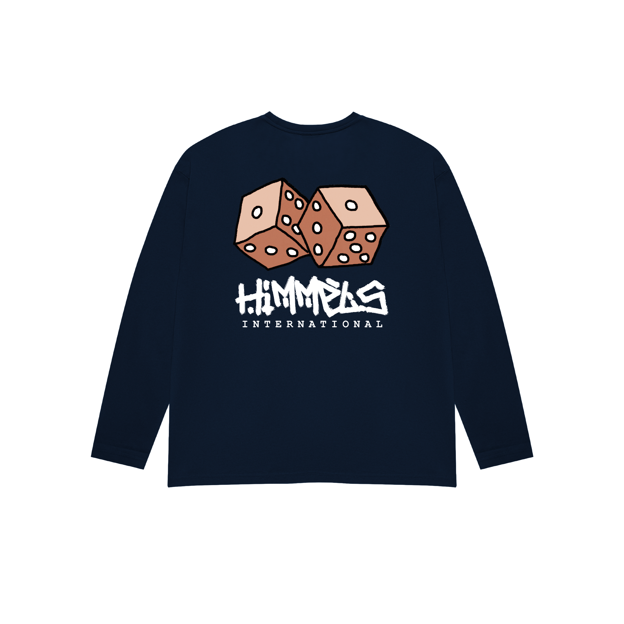 HUSTLE NAVY BLUE LONGSLEEVE