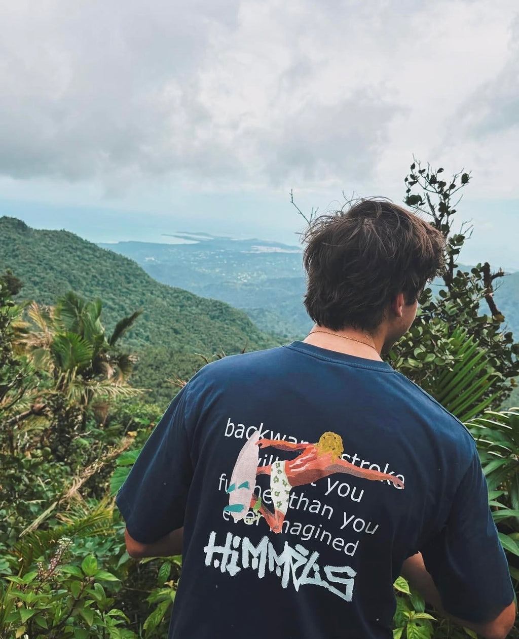 BLUE LAGOON NAVY BLUE T-SHIRT