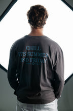 SUMMER FRIDAYS CHARCOAL LONGSLEEVE