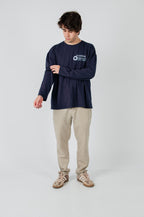 SUMMER FRIDAYS NAVY BLUE LONGSLEEVE