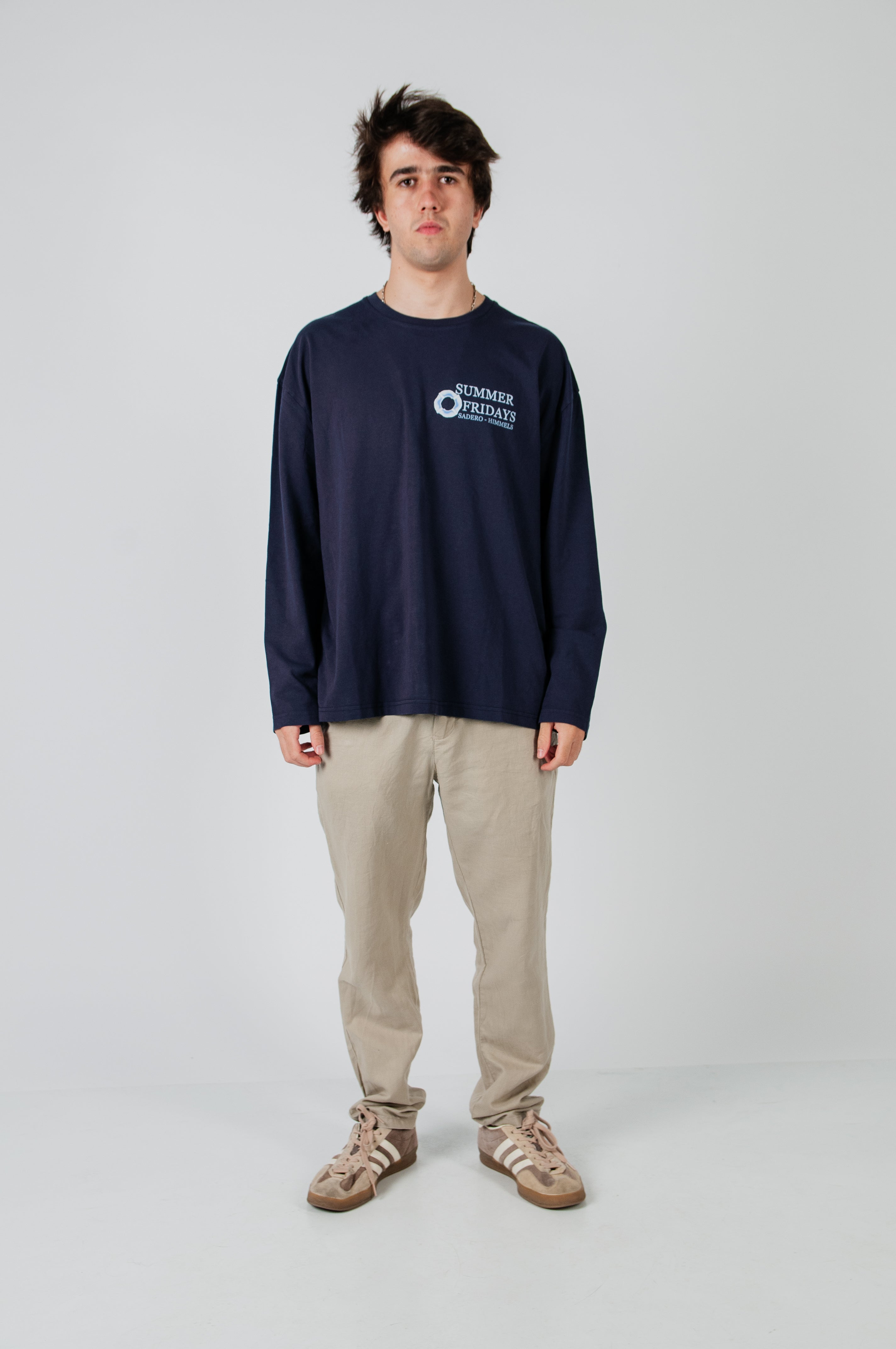 SUMMER FRIDAYS NAVY BLUE LONGSLEEVE