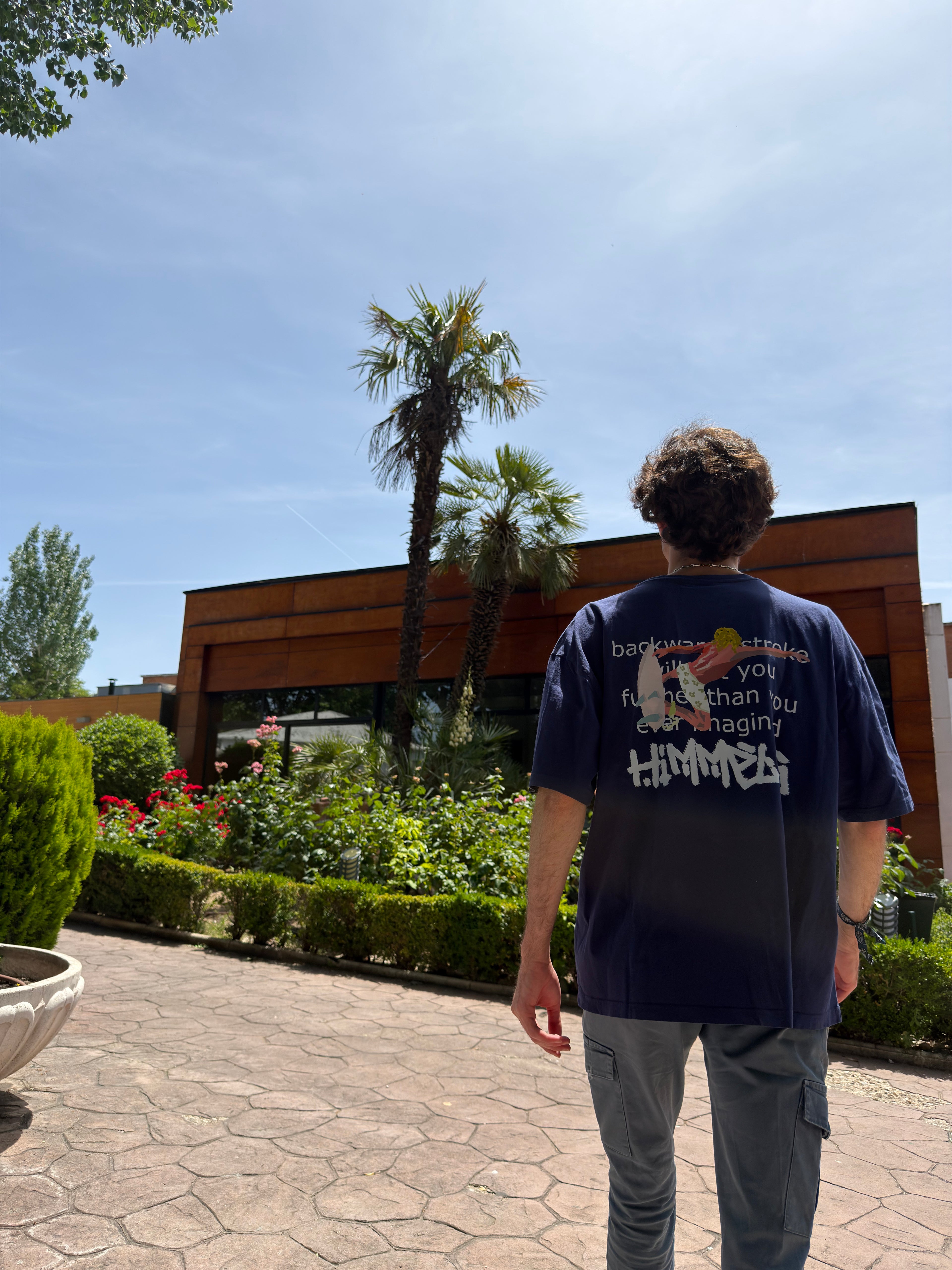 BLUE LAGOON NAVY BLUE T-SHIRT