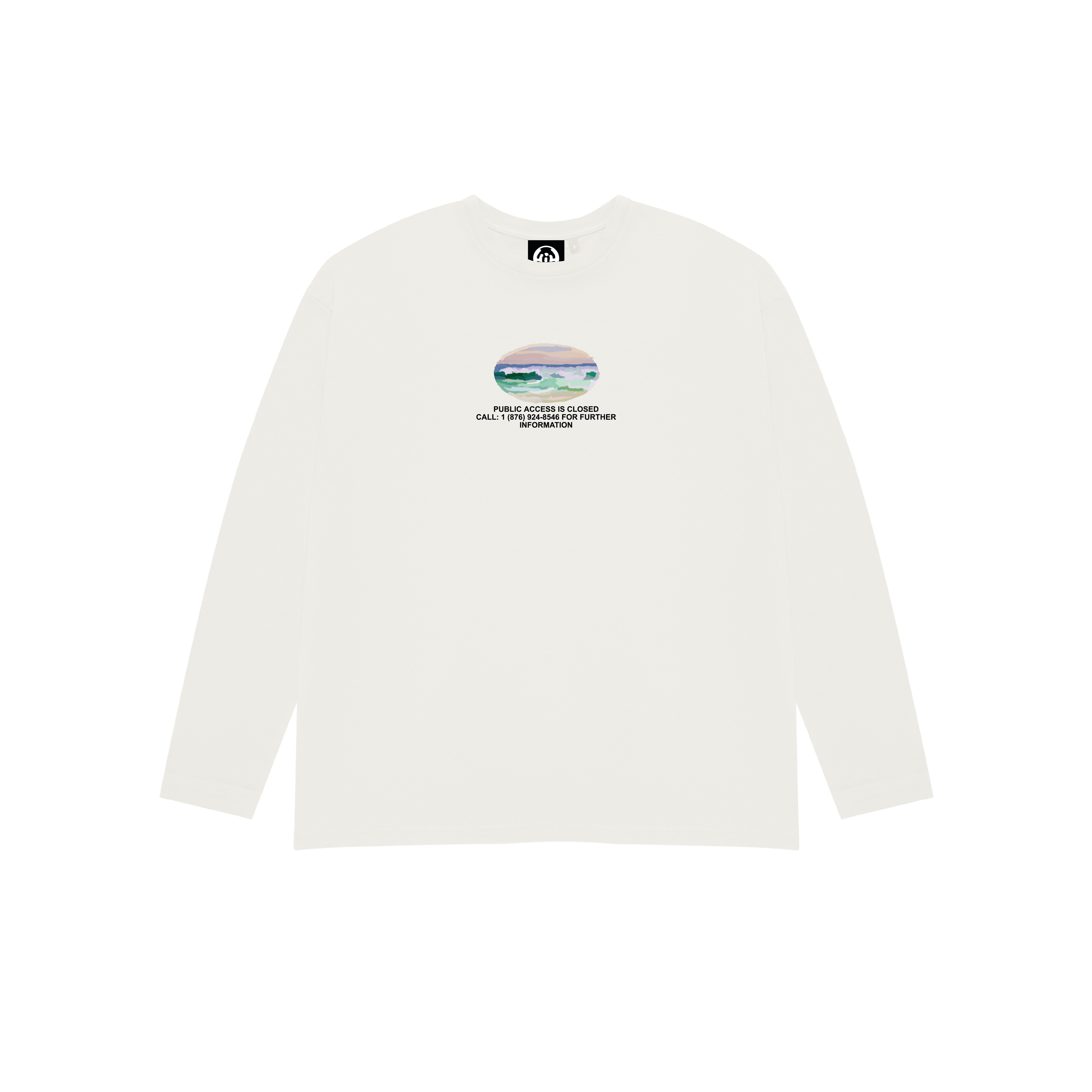 JAMAICA TOUR LONG SLEEVE T-SHIRT WHITE