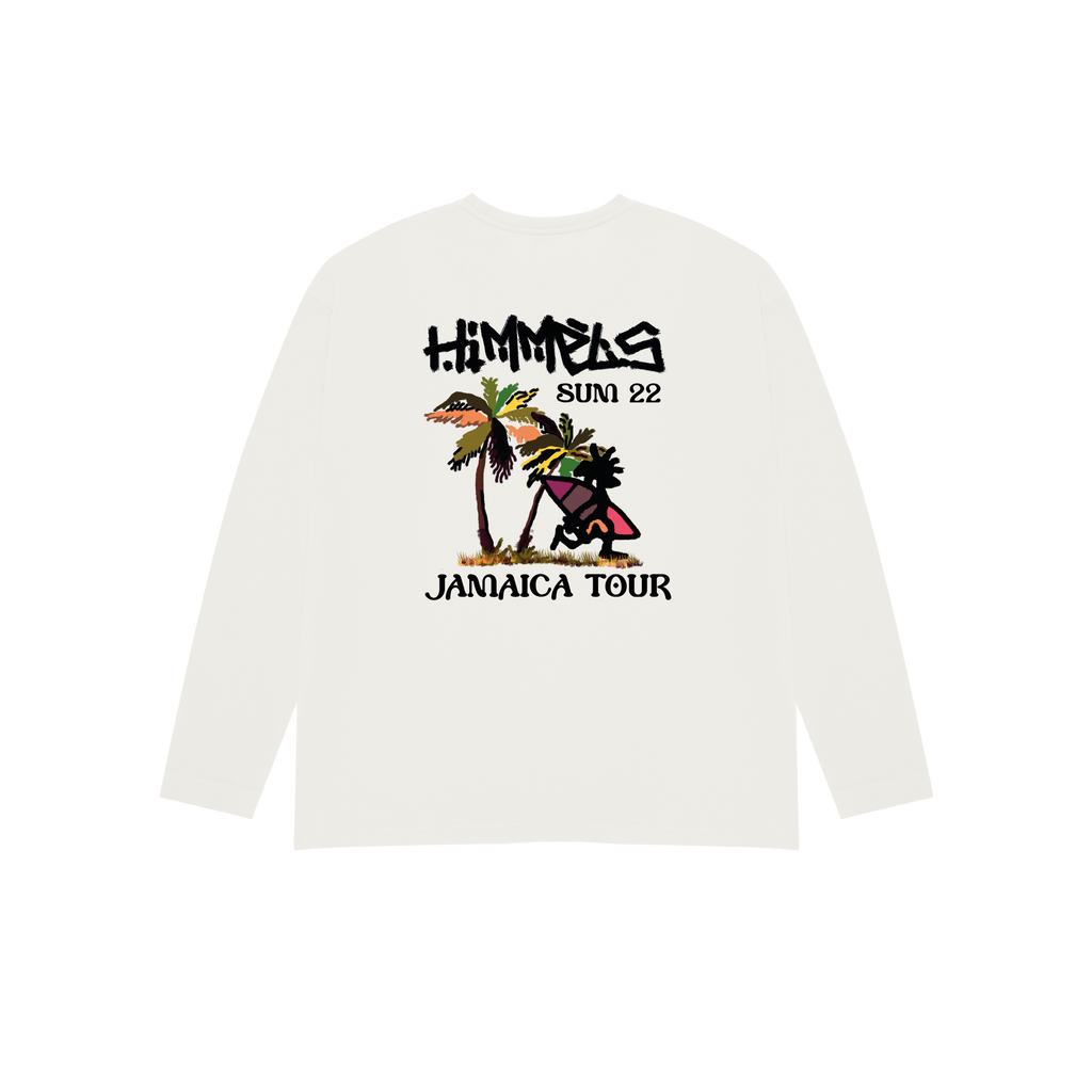 JAMAICA TOUR LONG SLEEVE T-SHIRT WHITE