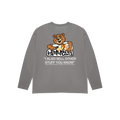 NINETIES CEREAL LONG SLEEVE T-SHIRT CHARCOAL