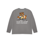 NINETIES CEREAL LONG SLEEVE T-SHIRT CHARCOAL