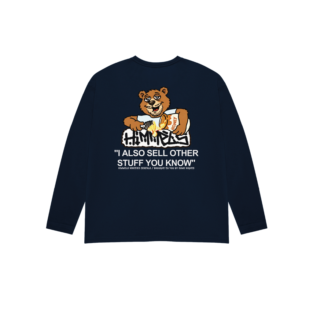 NAVY NINETIES CEREAL LONG SLEEVE T-SHIRT