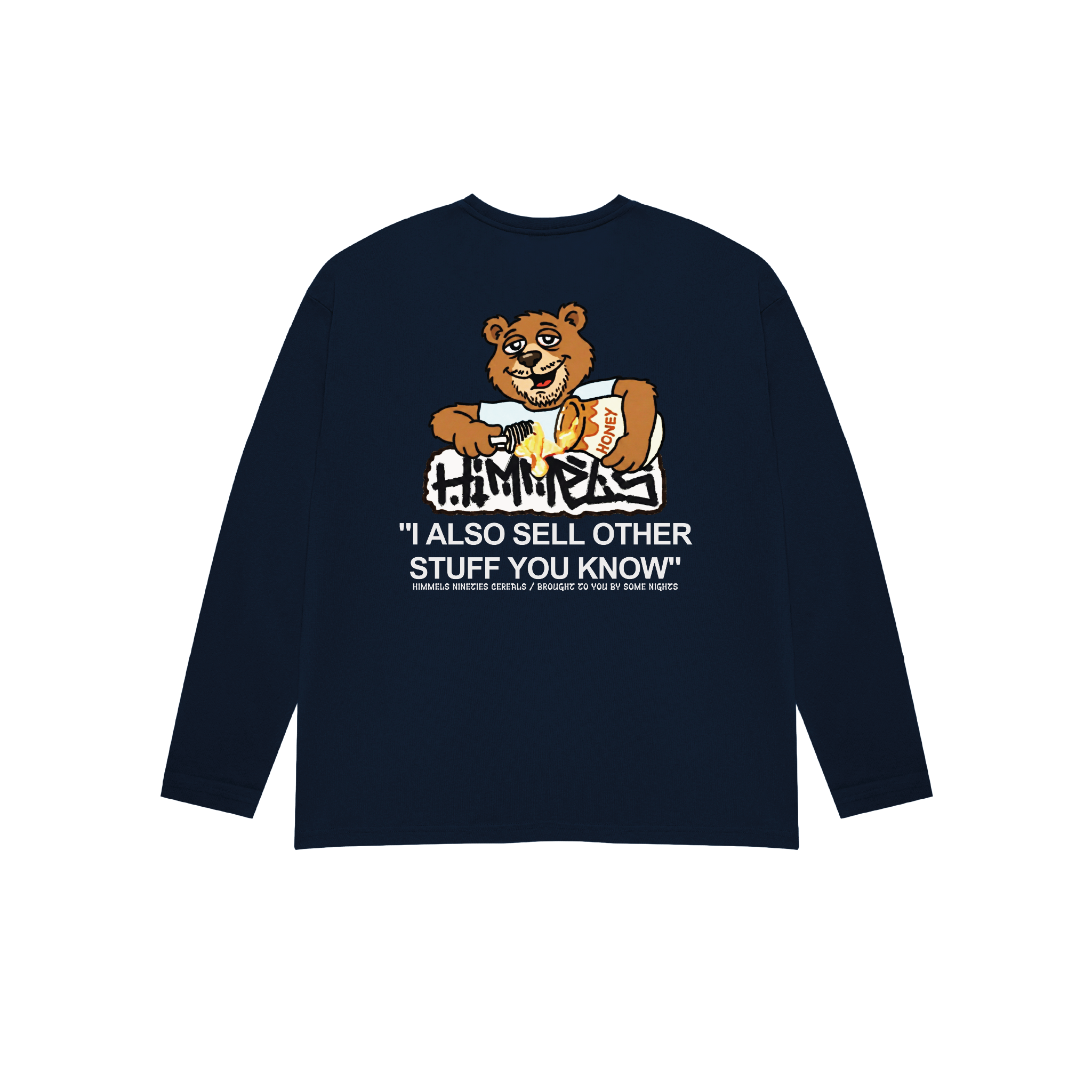 NAVY NINETIES CEREAL LONG SLEEVE T-SHIRT