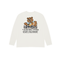 NINETIES CEREAL LONG SLEEVE T-SHIRT WHITE