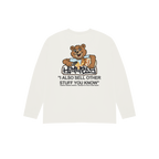 NINETIES CEREAL LONG SLEEVE T-SHIRT WHITE