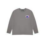 ORGANIC ISSUES LONG SLEEVE T-SHIRT CHARCOAL