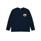 ORGANIC ISSUES LONG SLEEVE T-SHIRT NAVY BLUE
