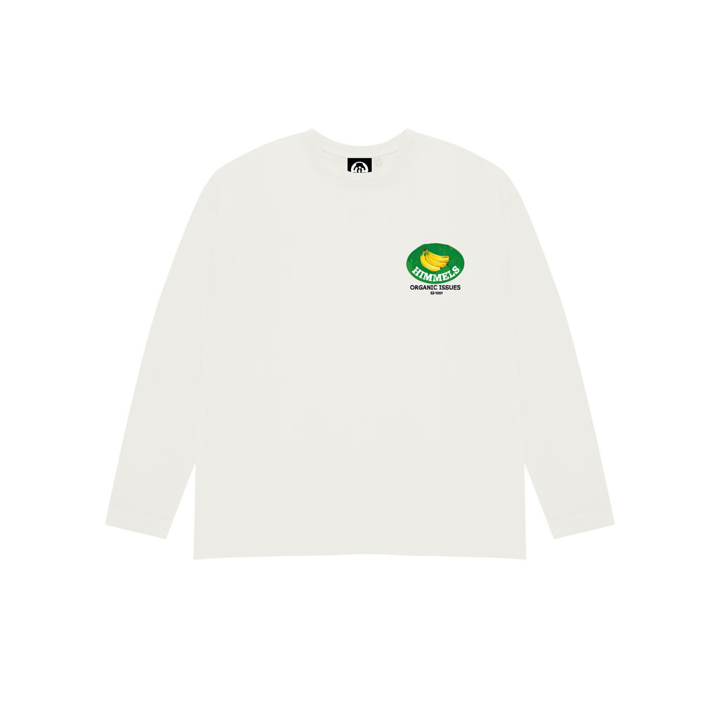 ORGANIC ISSUES LONG SLEEVE T-SHIRT WHITE