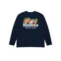 ORGANIC ISSUES LONG SLEEVE T-SHIRT NAVY BLUE