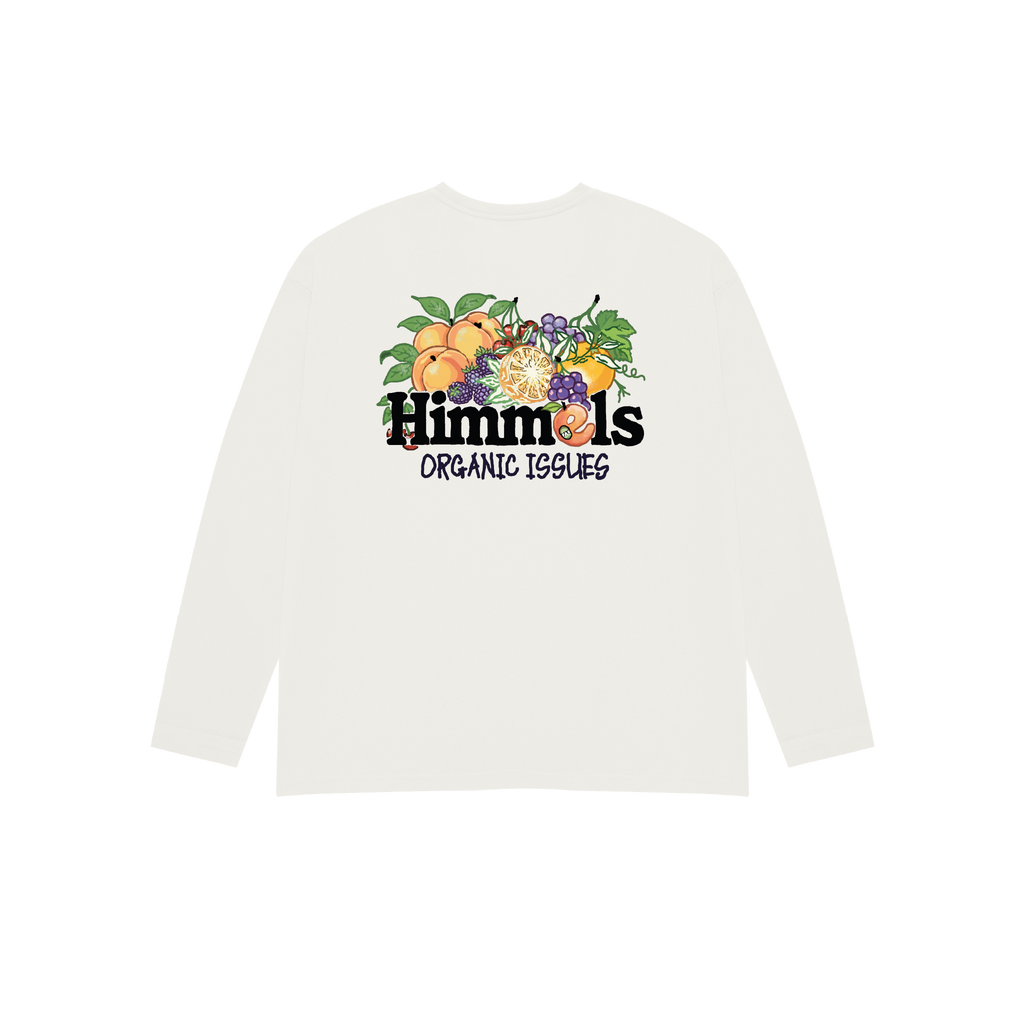 ORGANIC ISSUES LONG SLEEVE T-SHIRT WHITE