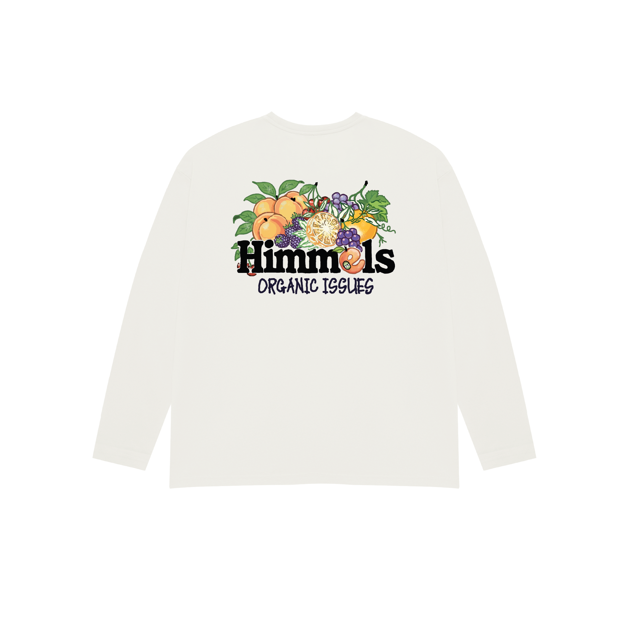 ORGANIC ISSUES LONG SLEEVE T-SHIRT WHITE