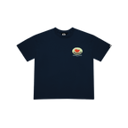 NAVY ORGANIC ISSUES T-SHIRT