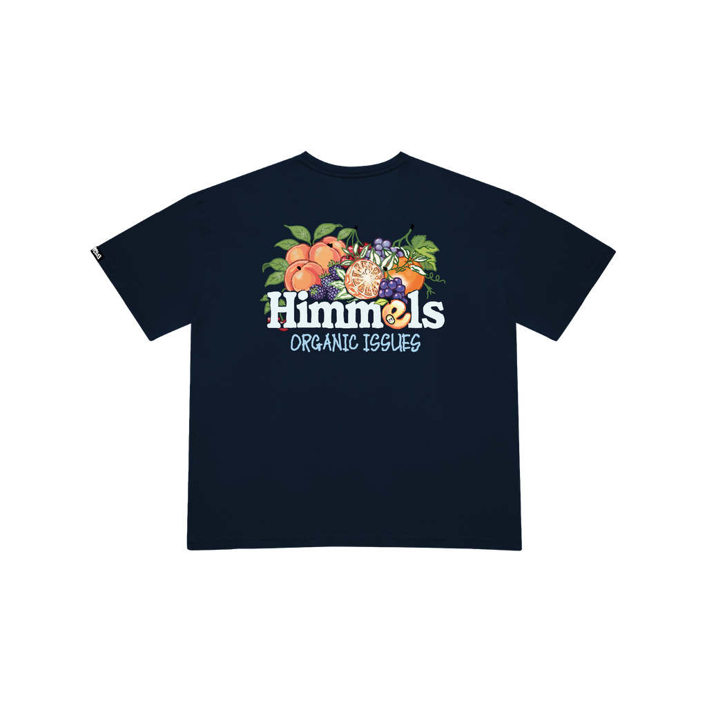 NAVY ORGANIC ISSUES T-SHIRT