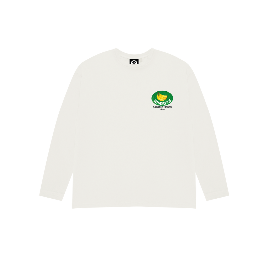 ORGANIC ISSUES LONG SLEEVE T-SHIRT WHITE