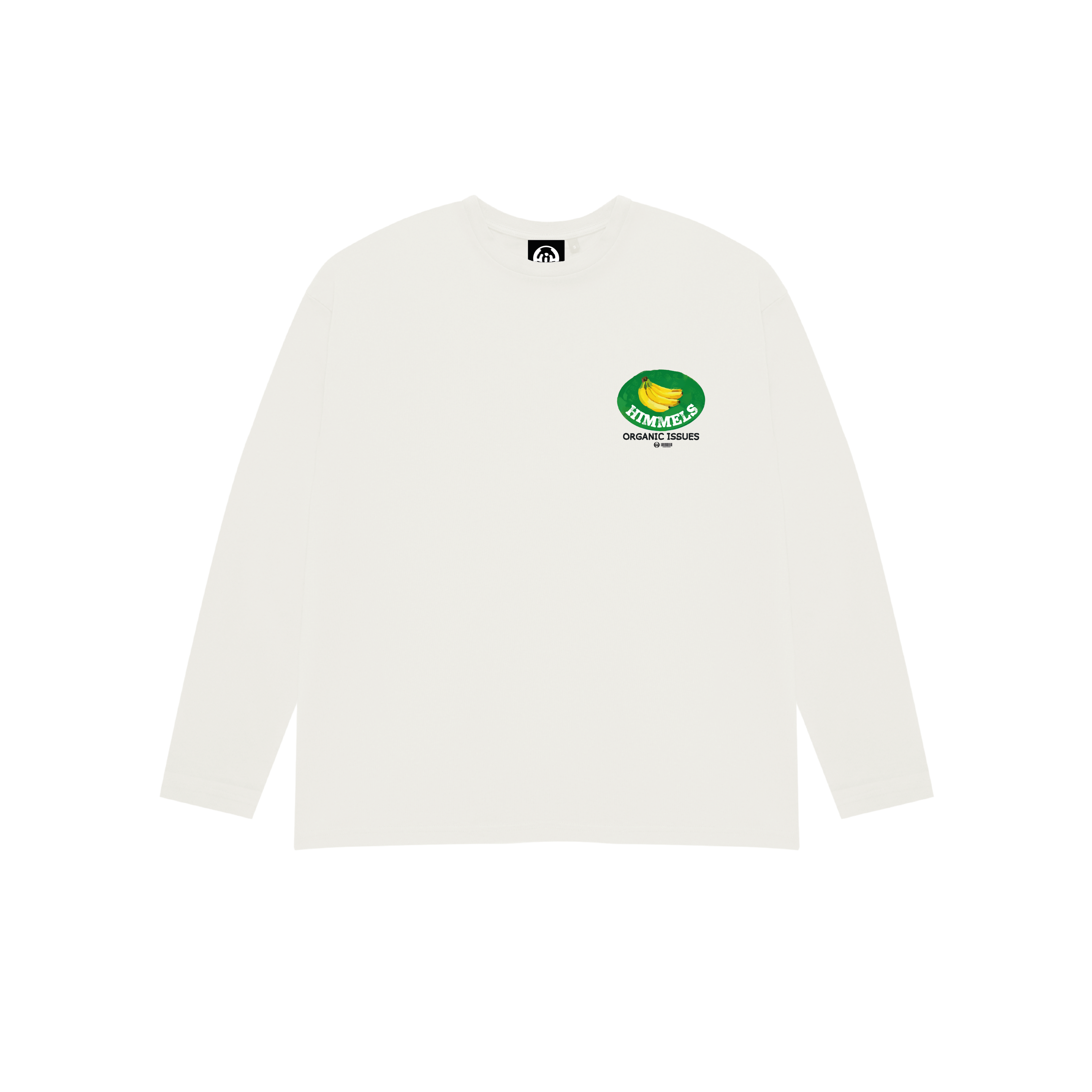 ORGANIC ISSUES LONG SLEEVE T-SHIRT WHITE
