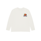 PEACHES WHITE  LONGSLEEVE