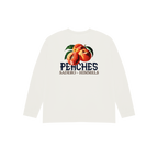 PEACHES WHITE  LONGSLEEVE
