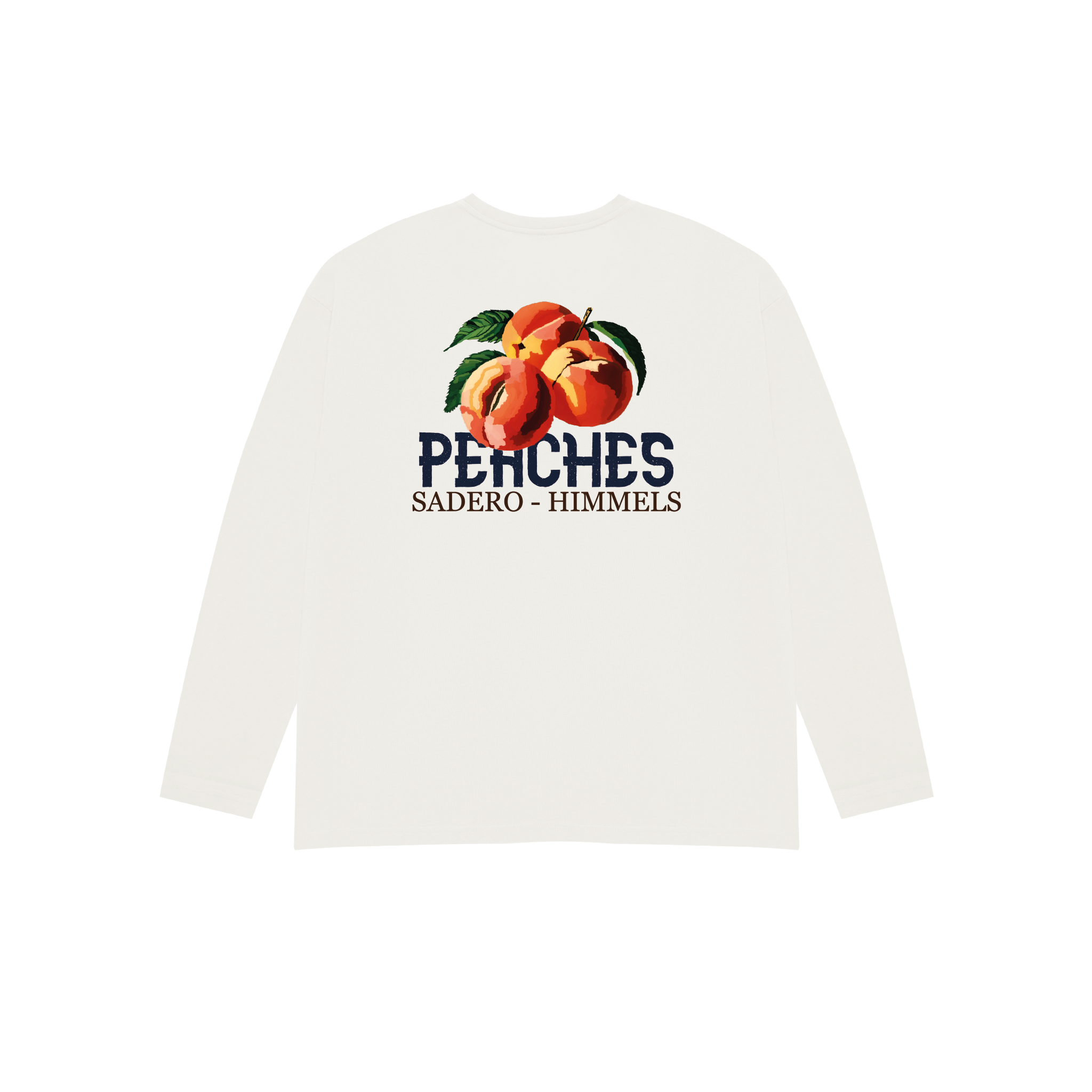 PEACHES WHITE  LONGSLEEVE