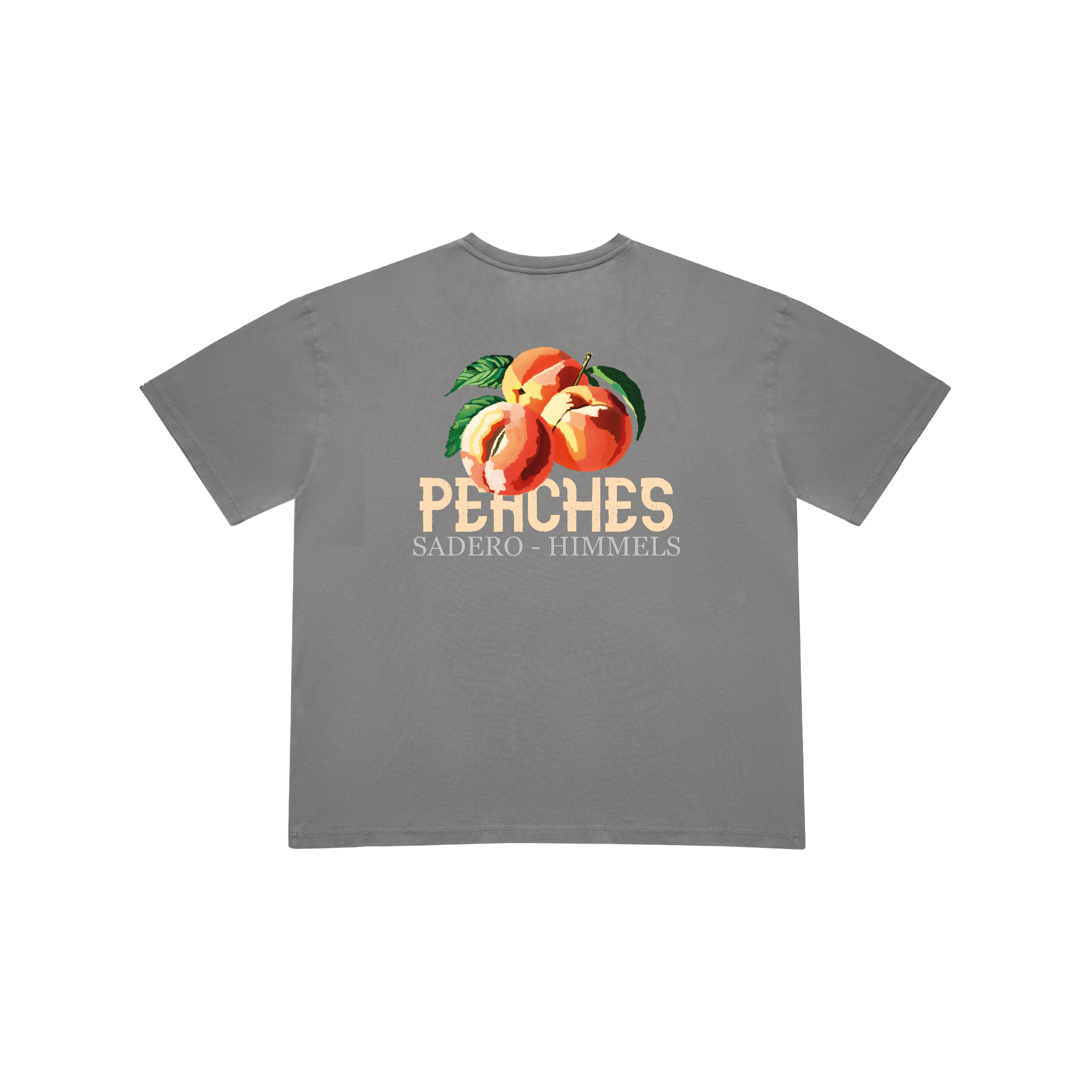 PEACHES CHARCOAL TEE