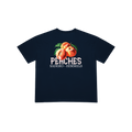 NAVY PEACHES TEE