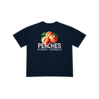 NAVY PEACHES TEE