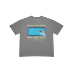 POOL VIEW T-SHIRT CHARCOAL