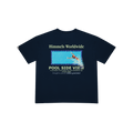 NAVY BLUE POOL VIEW T-SHIRT