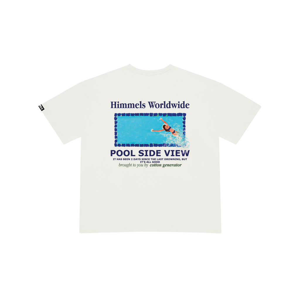 POOL VIEW WHITE T-SHIRT
