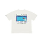 POOL VIEW WHITE T-SHIRT