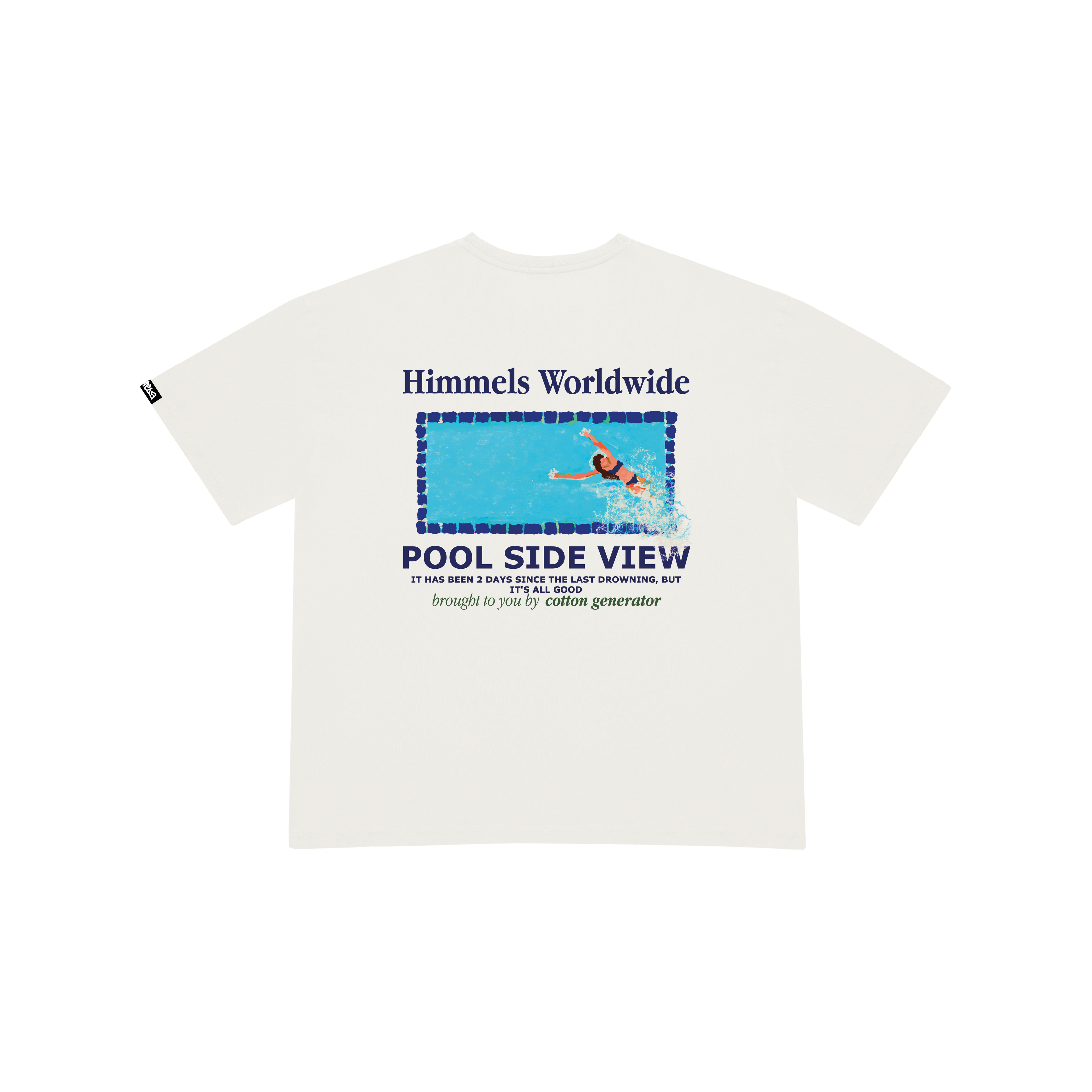 POOL VIEW WHITE T-SHIRT